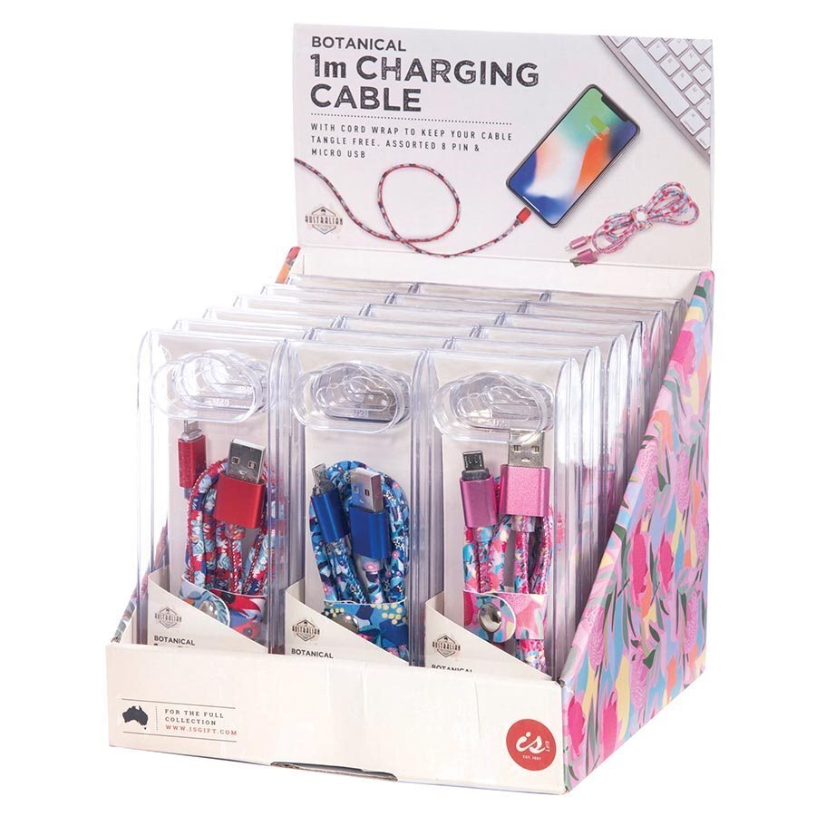 Australian Collection 1M USB Botanical Charging Cable