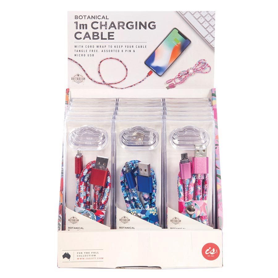 Australian Collection 1M USB Botanical Charging Cable