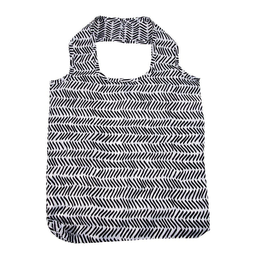 IS Gift Foldable Shopper with Clip Monochrome (Set of 3) Assorted