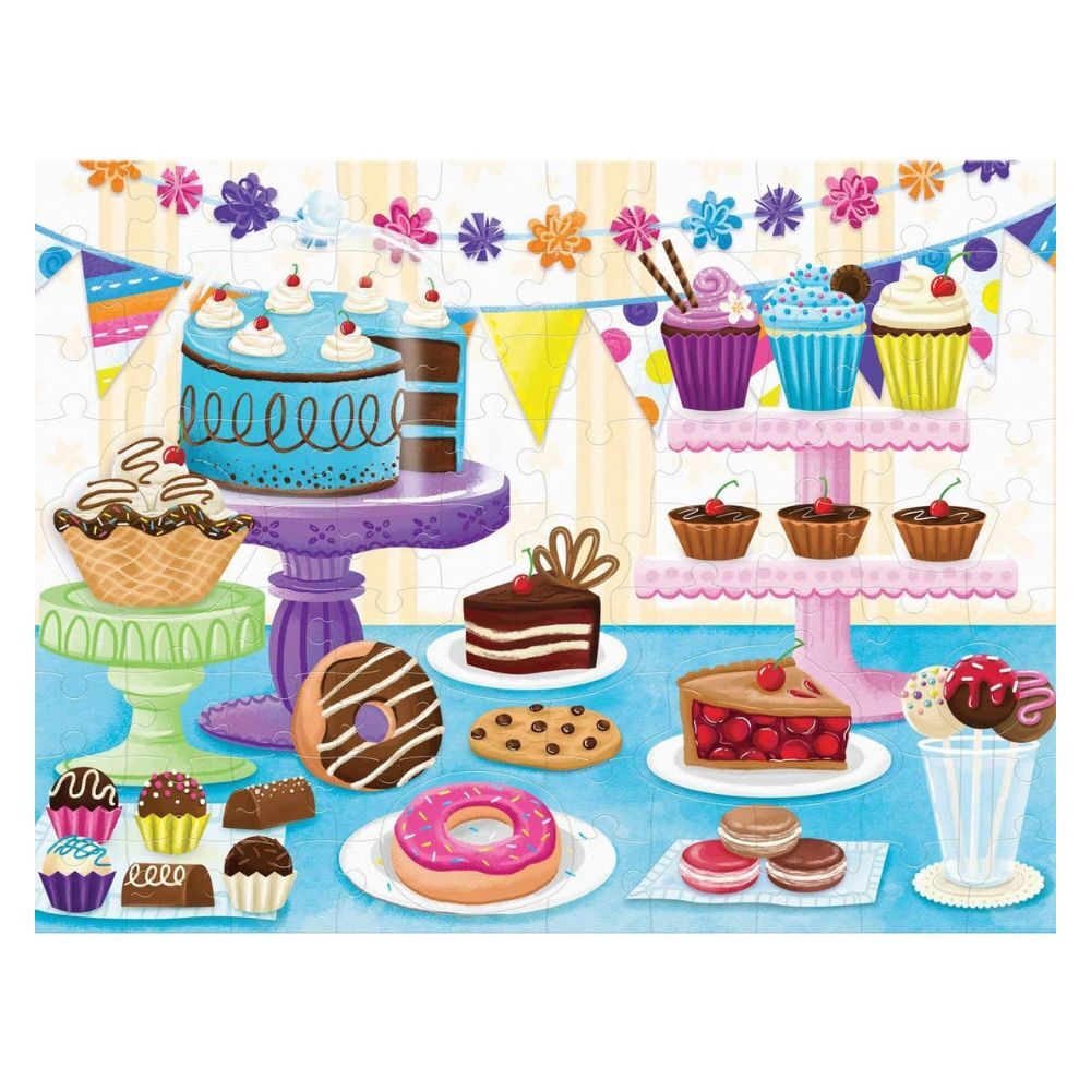 Peaceable Kingdom Scratch & Sniff Puzzle 82 Piece Sweet Smells Bakery