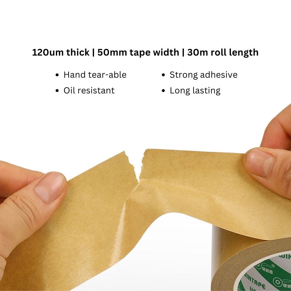 Aria Home Goods Kraft Paper Packing Tape (Set of 3)