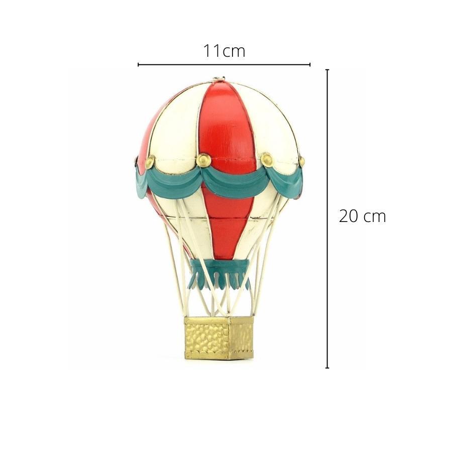 Vintage Diecast Metal Small Hot Air Balloon - Carnival