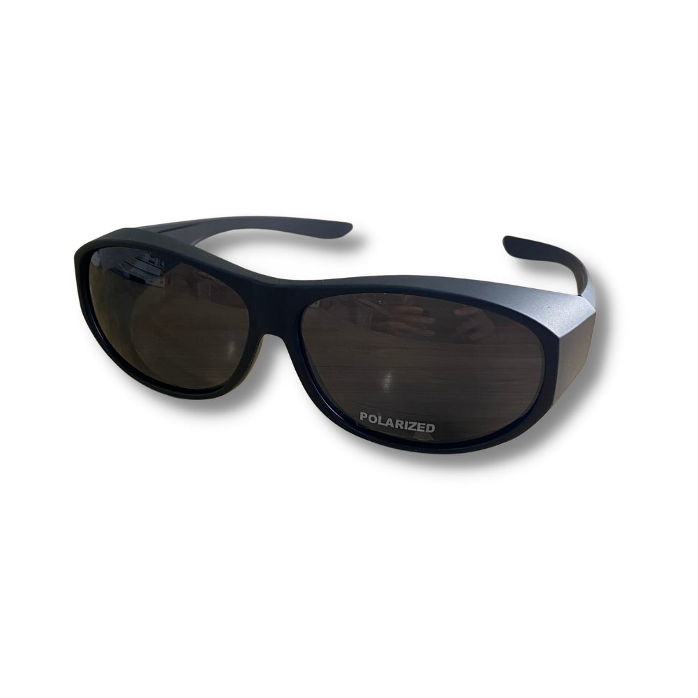 Polarised UV400 Fit Over Sunglasses - Carbon Black