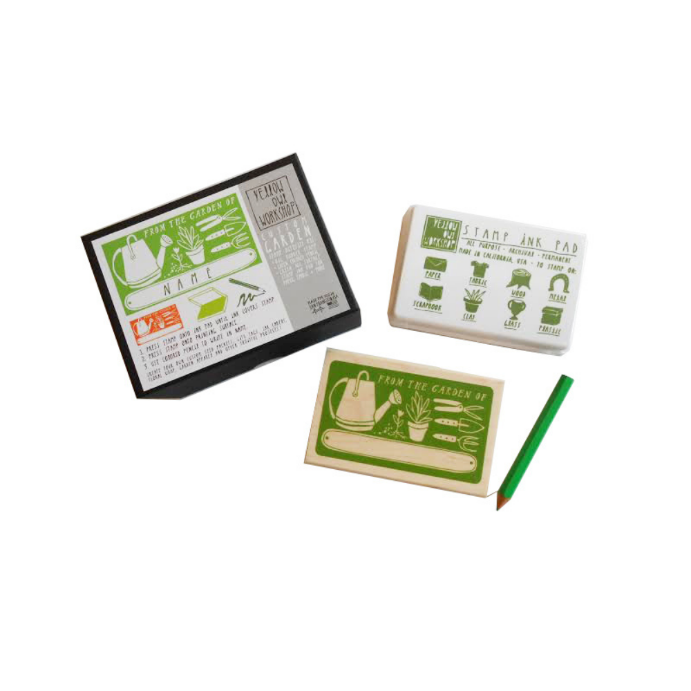 Yellow Owl Workshop Custom Stamp Activity Kit - Garden
