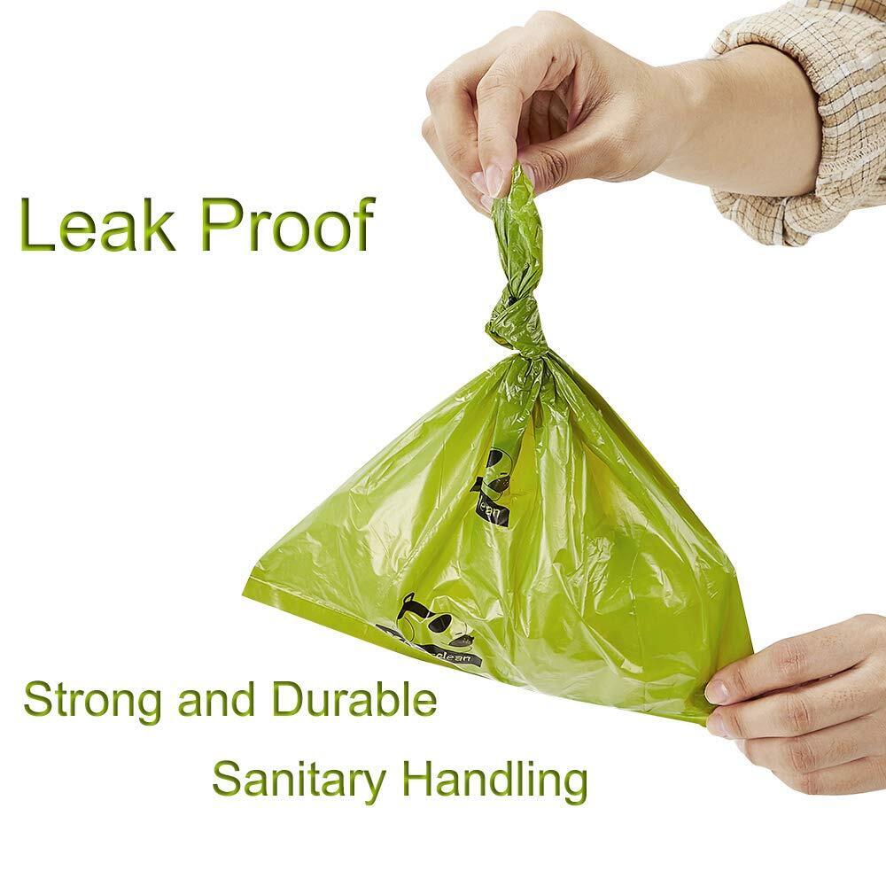 Eco-Clean Biodegradable Dog Waste Poop Bags 8 Rolls (120 pcs)