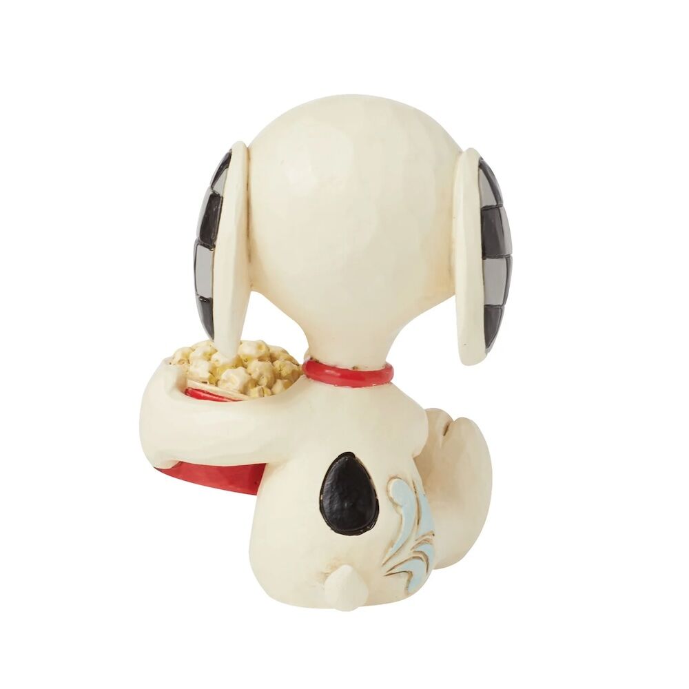 Peanuts by Jim Shore Mini Snoopy Eating Popcorn