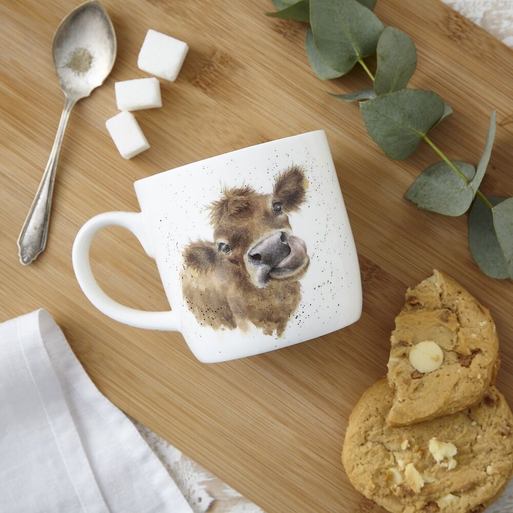 Royal Worcester Wrendale Designs Mug - Cow