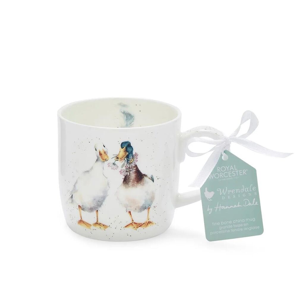 Royal Worcester Wrendale Designs Mug - Ducks Love