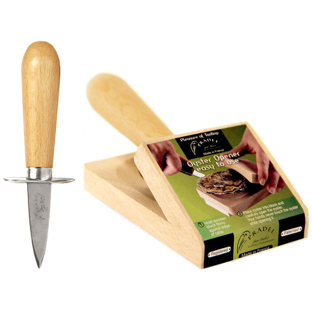 Jean Dubost Laguiole Beechwood Oyster Opener