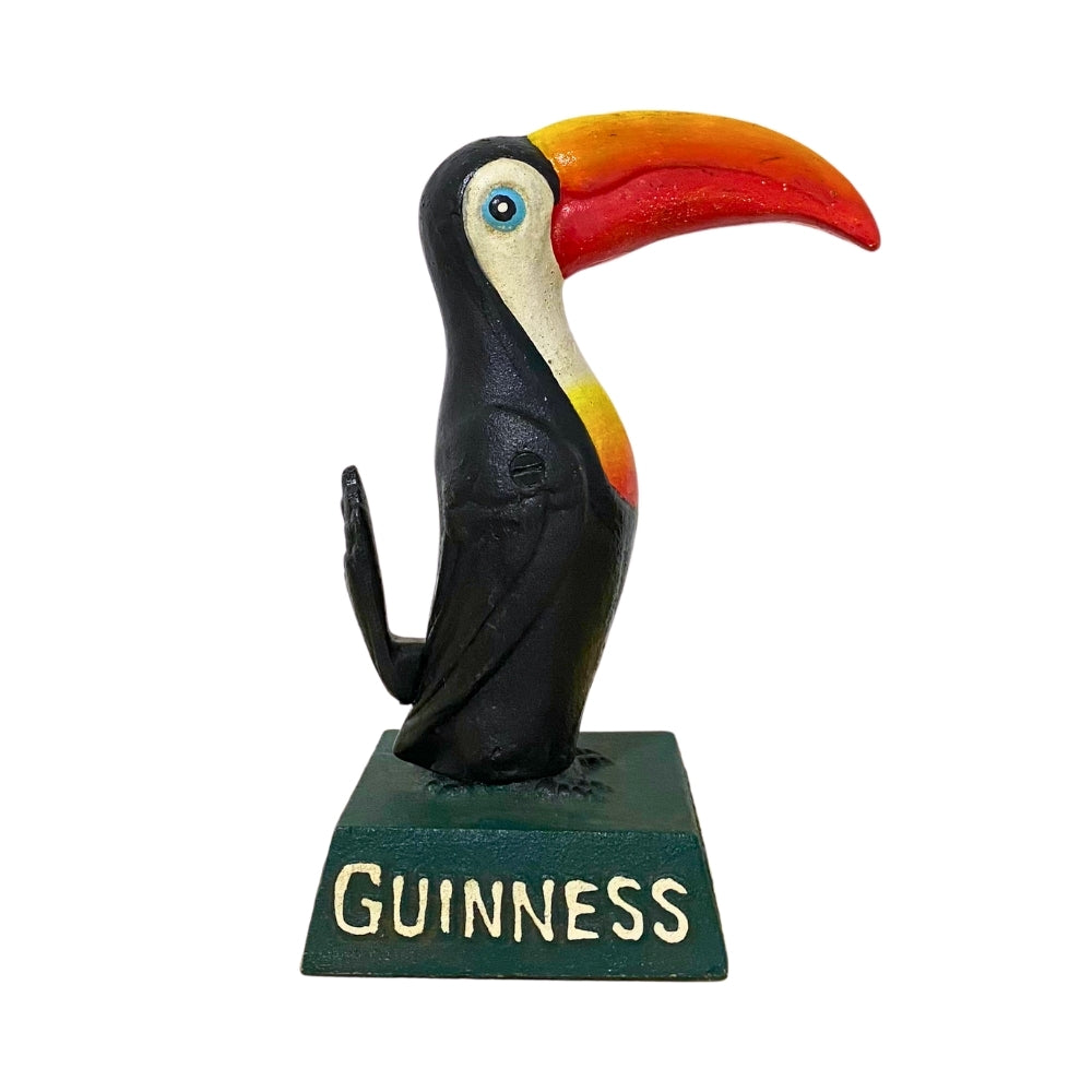 Guinness Beer Toucan Bird Cast Iron Statue Sculpture