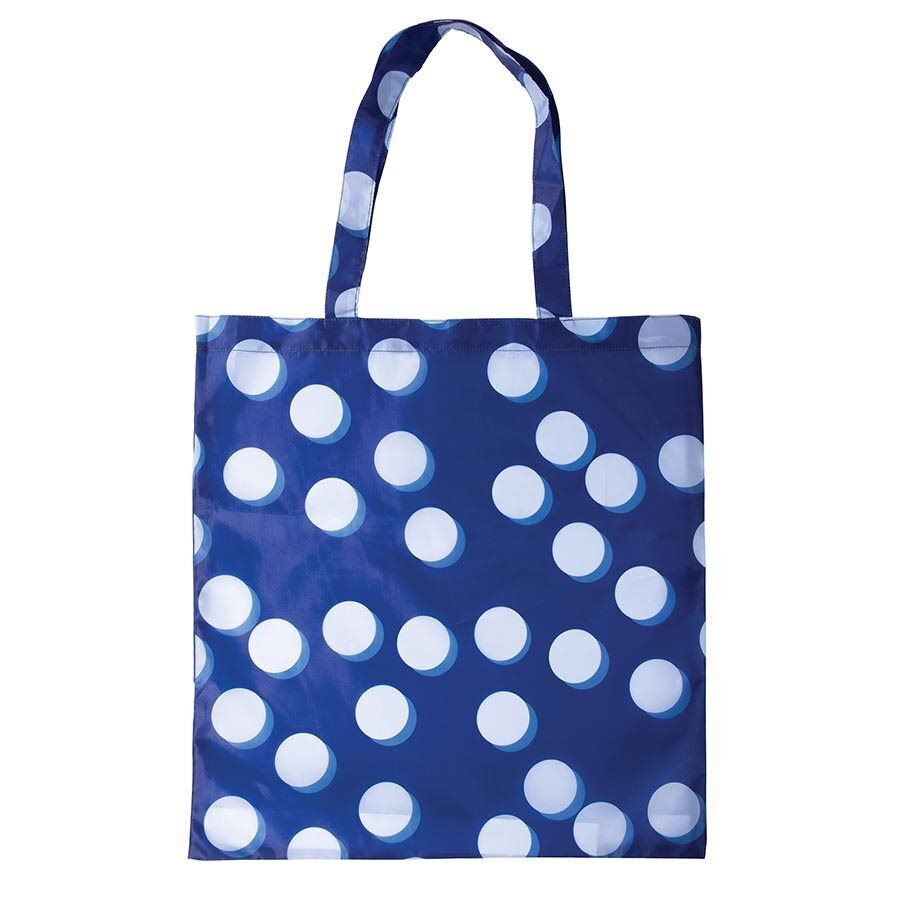 Recycled Material Foldable Shopper - Spots & Stripes (Set of 2)