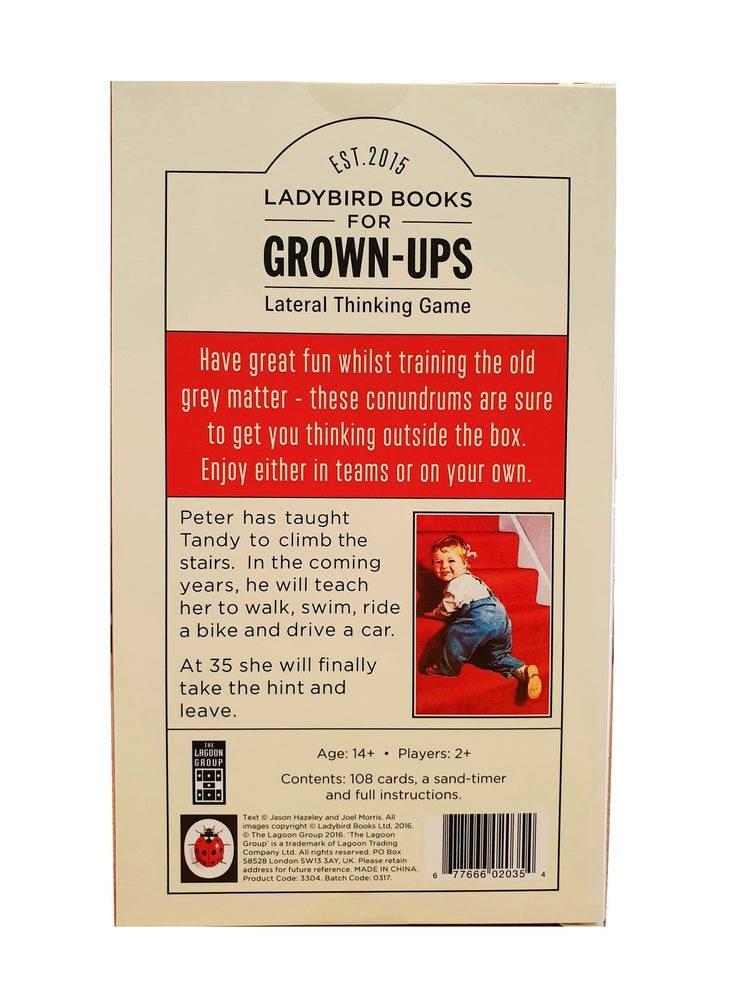 Lagoon Ladybird for Grown-Ups Lateral Thinking Game