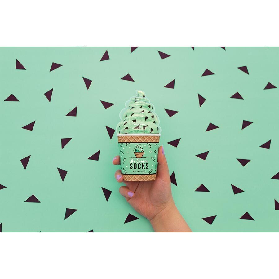 Luckies Ice Cream Socks - Mint Choc Chip