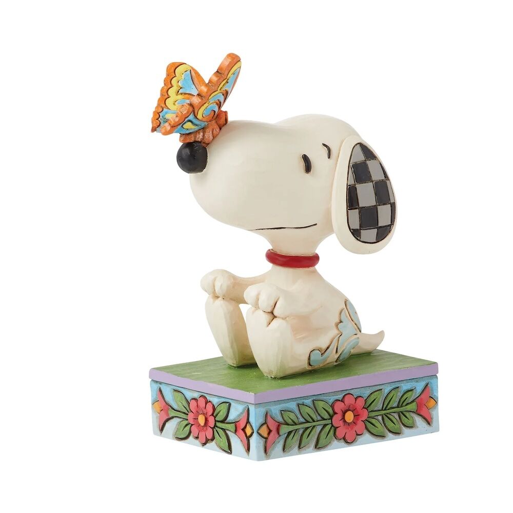 Peanuts by Jim Shore Snoopy Butterfly on Nose