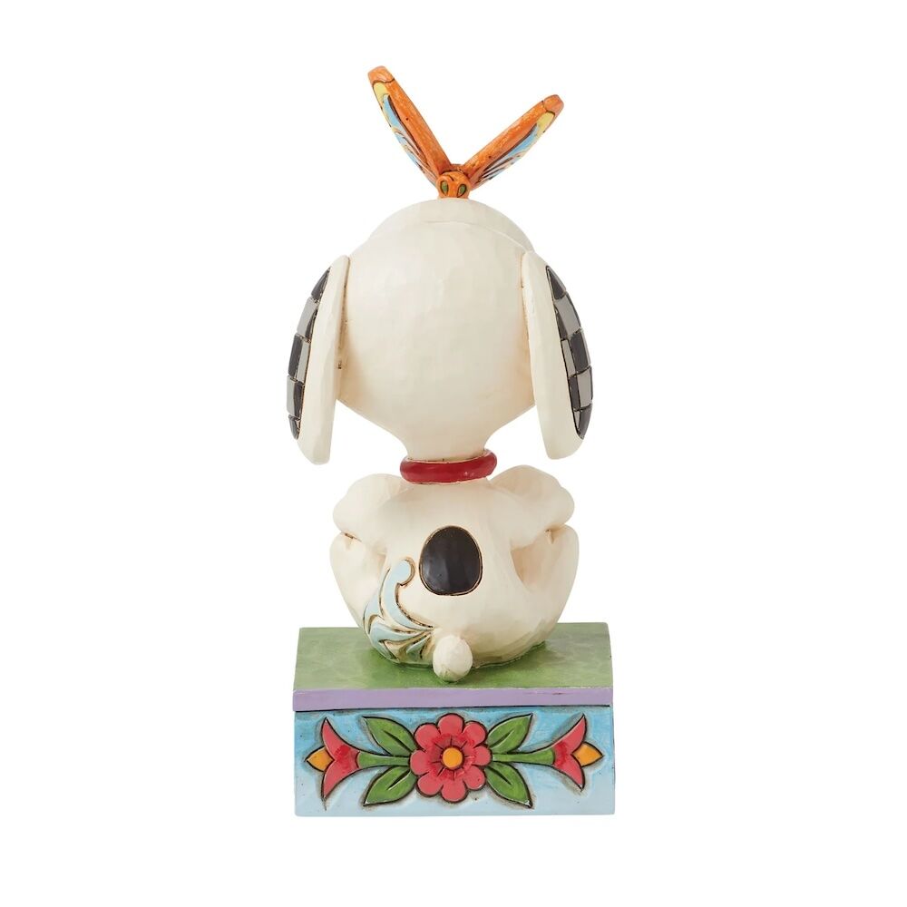 Peanuts by Jim Shore Snoopy Butterfly on Nose