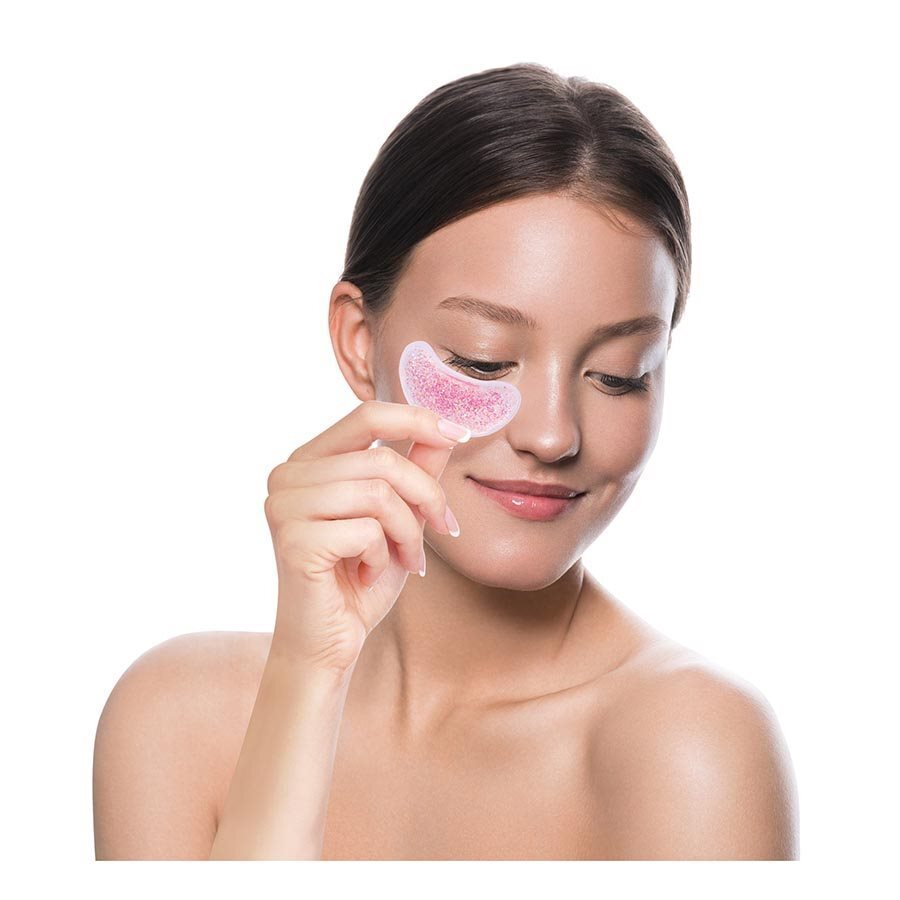Bright Eyes Rolling Massager & Soothing Pads - Pink