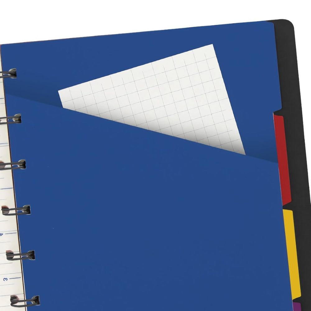 Filofax Classic Refillable Notebook A4 Black Ruled