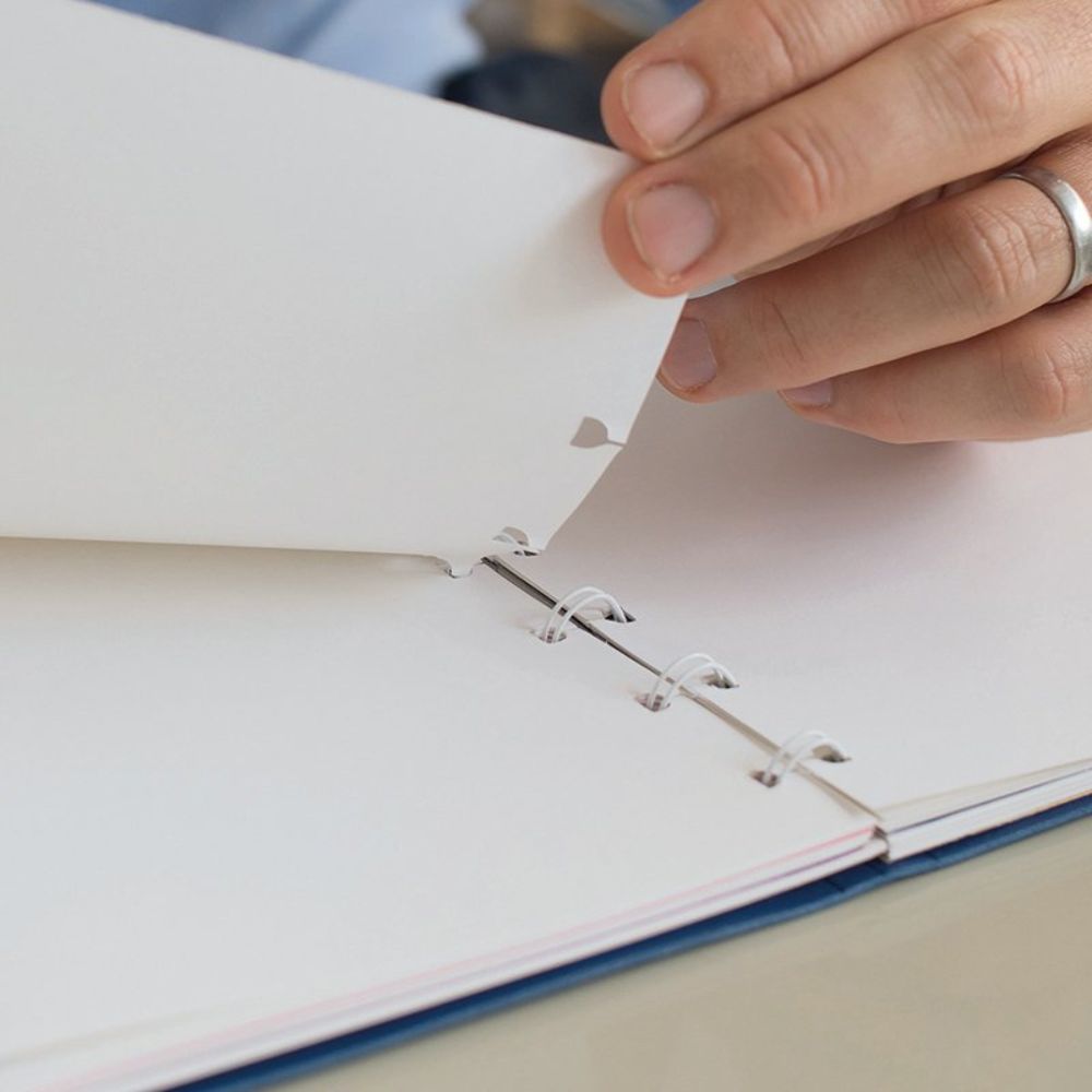 Filofax Classic Refillable Notebook A4 Black Ruled