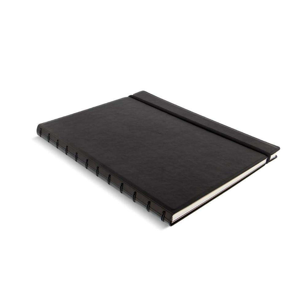 Filofax Classic Refillable Notebook A4 Black Ruled