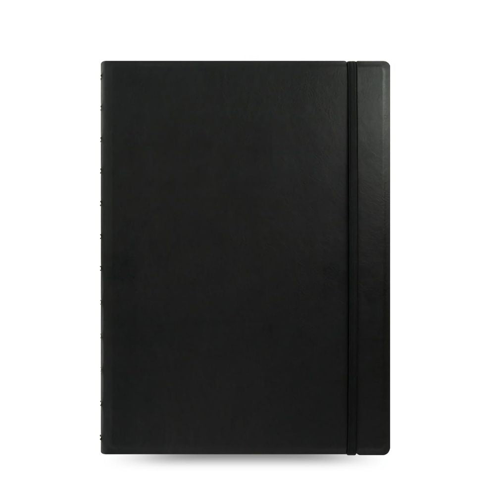 Filofax Classic Refillable Notebook A4 Black Ruled
