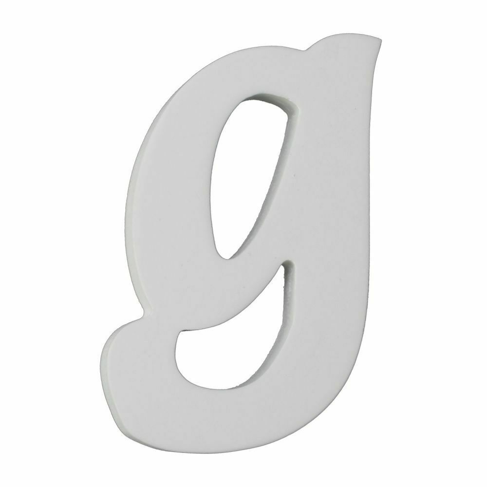Splosh Wooden Small White Letter G