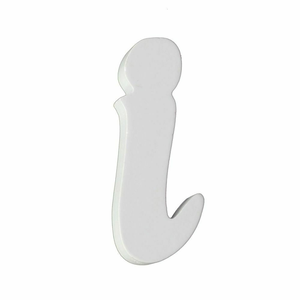 Splosh Wooden Small White Letter I
