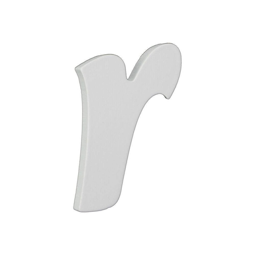 Splosh Wooden Small White Letter R