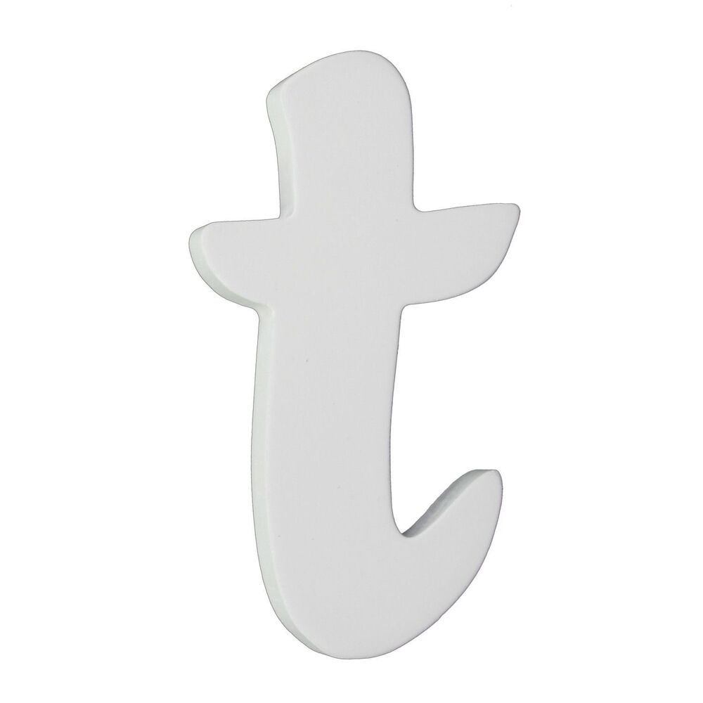 Splosh Wooden Small White Letter T