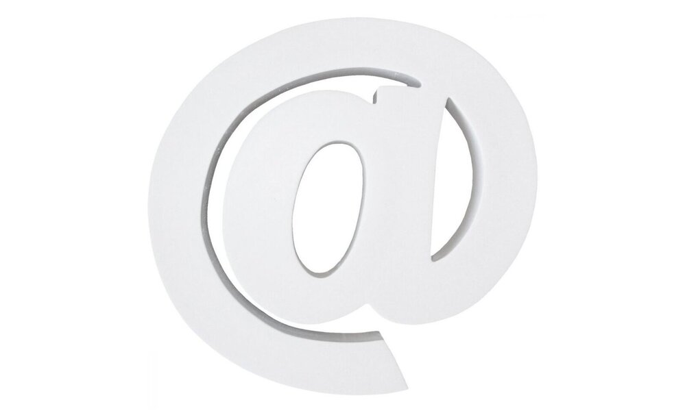 Splosh Wooden Large White Letter @