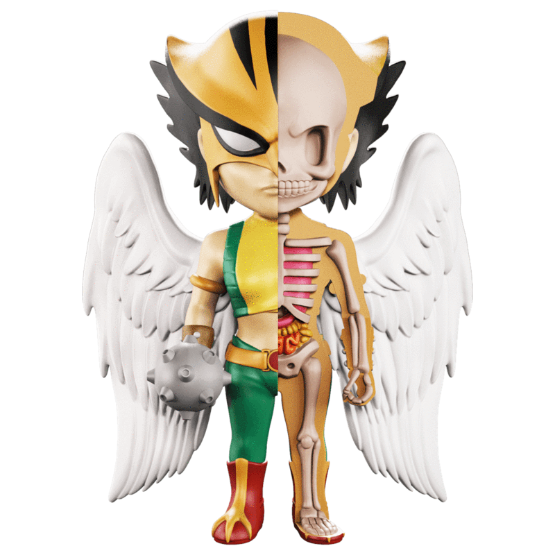 DC Comics Golden Age Hawkgirl Skeleton XXRAY 4" Figure