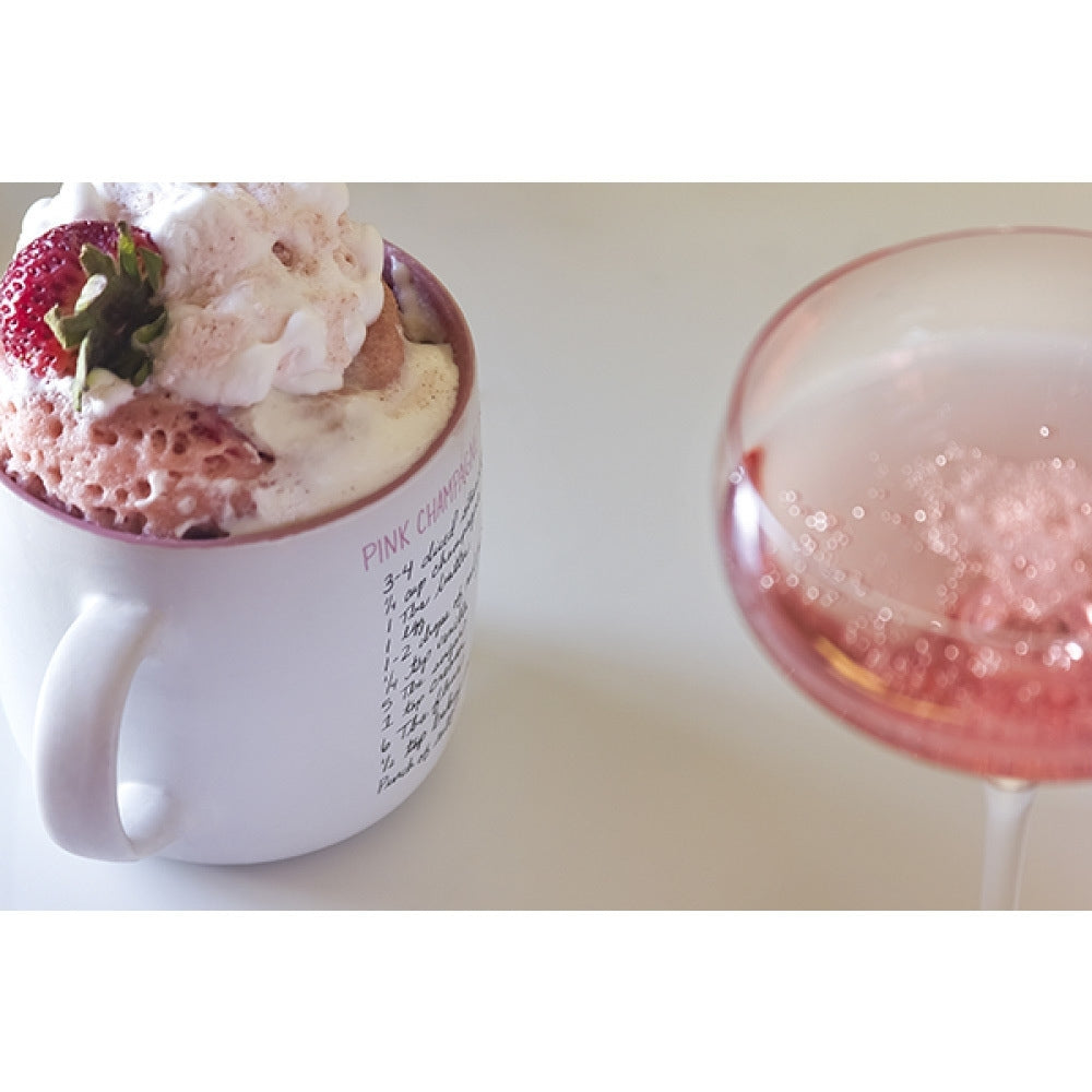 Recipease Cake Mug Pink Champagne