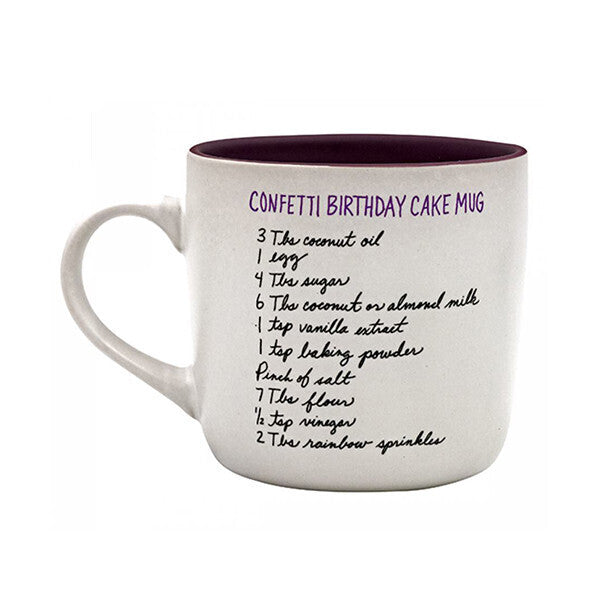 Recipease Confetti Birthday Mug Cake