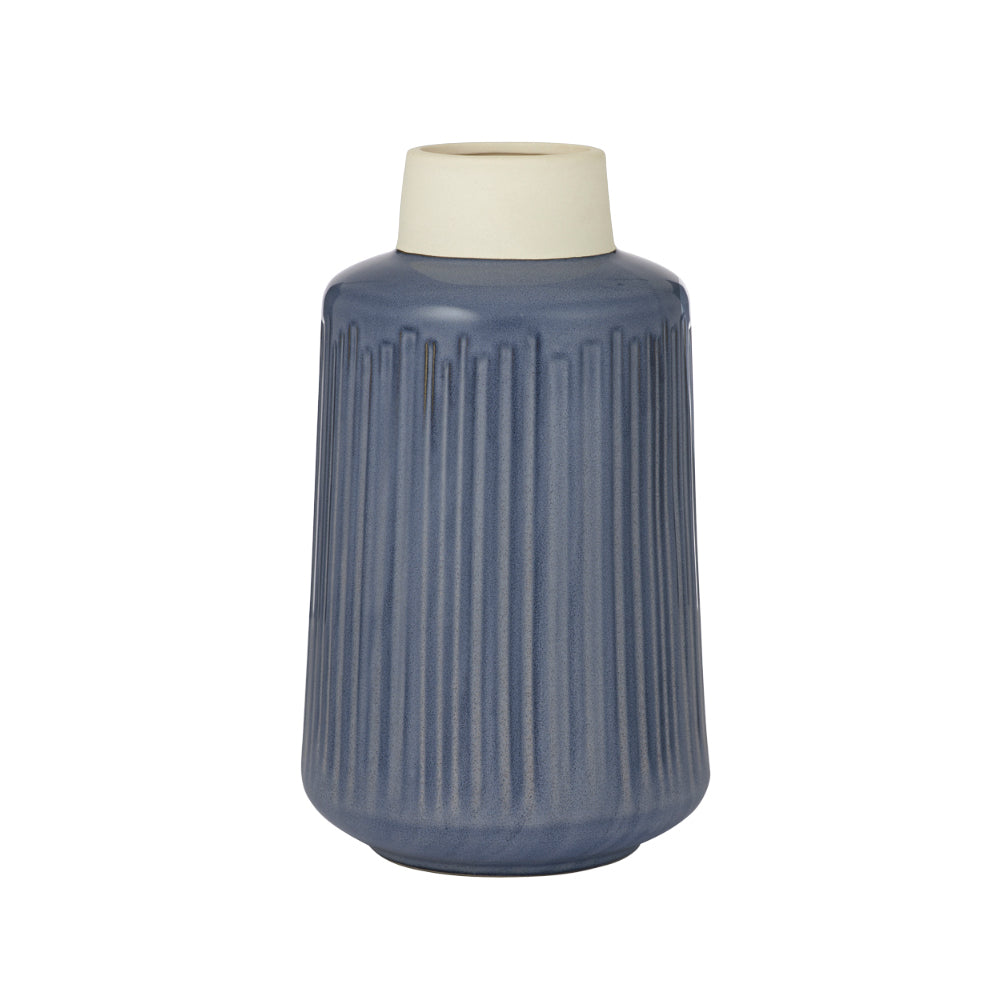 Amalfi Fringe Cornflower Stone Ceramic Vessel