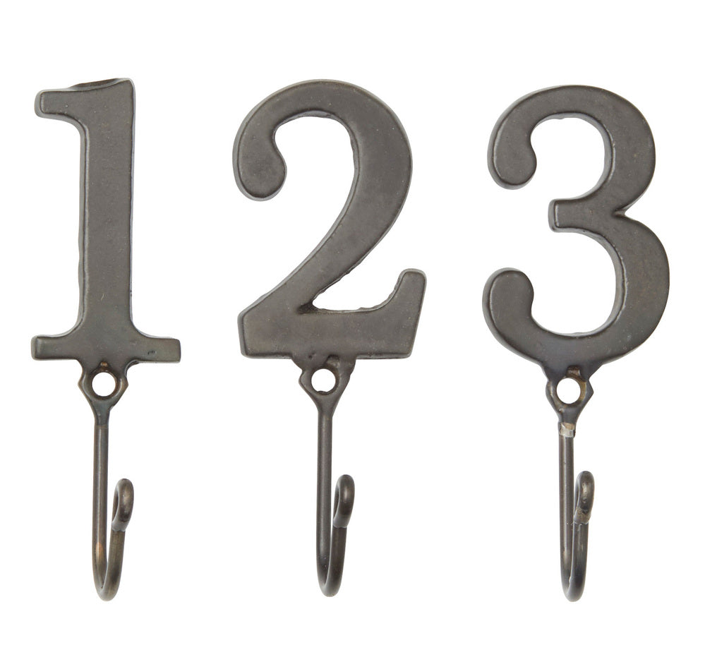 Academy Orwell Iron Number Hooks