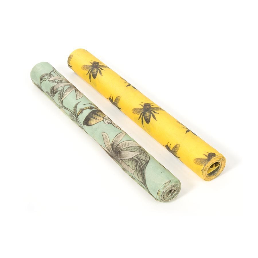 IS Gift ReusableBeeswax FoodWrap Bees 1M