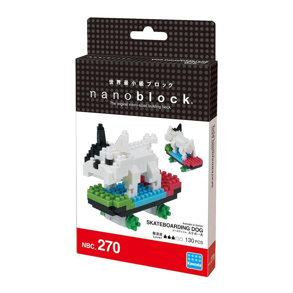 Nanoblock Skateboarding Dog NBC_270