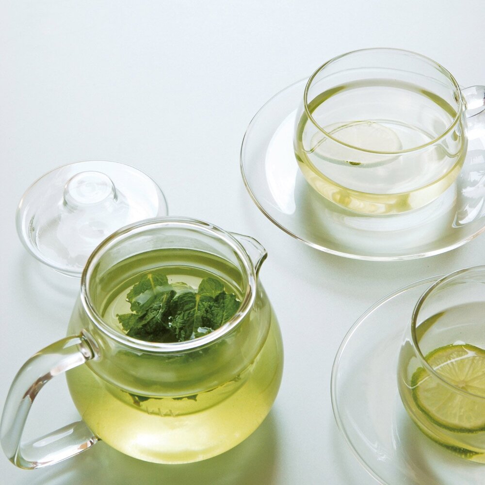 Kinto Unitea Cup & Saucer 230ml Glass