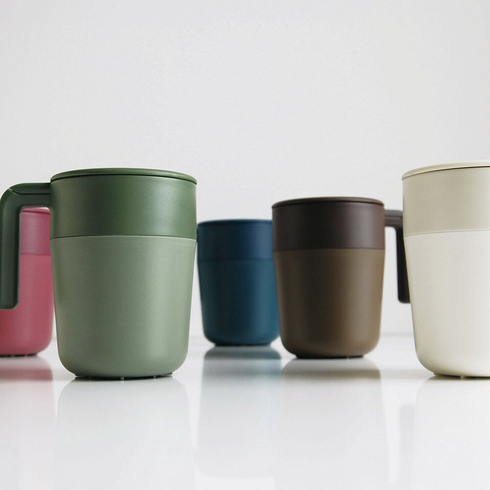 Kinto Cafe Press Mug 260ml Ivory