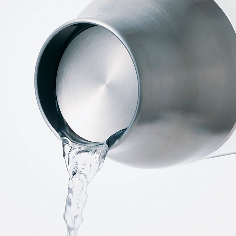 Kinto Capsule Water Carafe 1L Stainless Steel