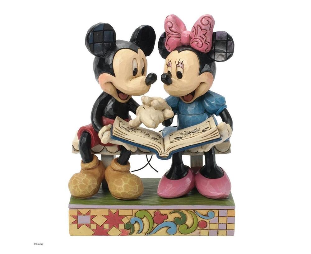 Jim Shore Disney Traditions Mickey & Minnie 85th Anniversary Sharing Memories