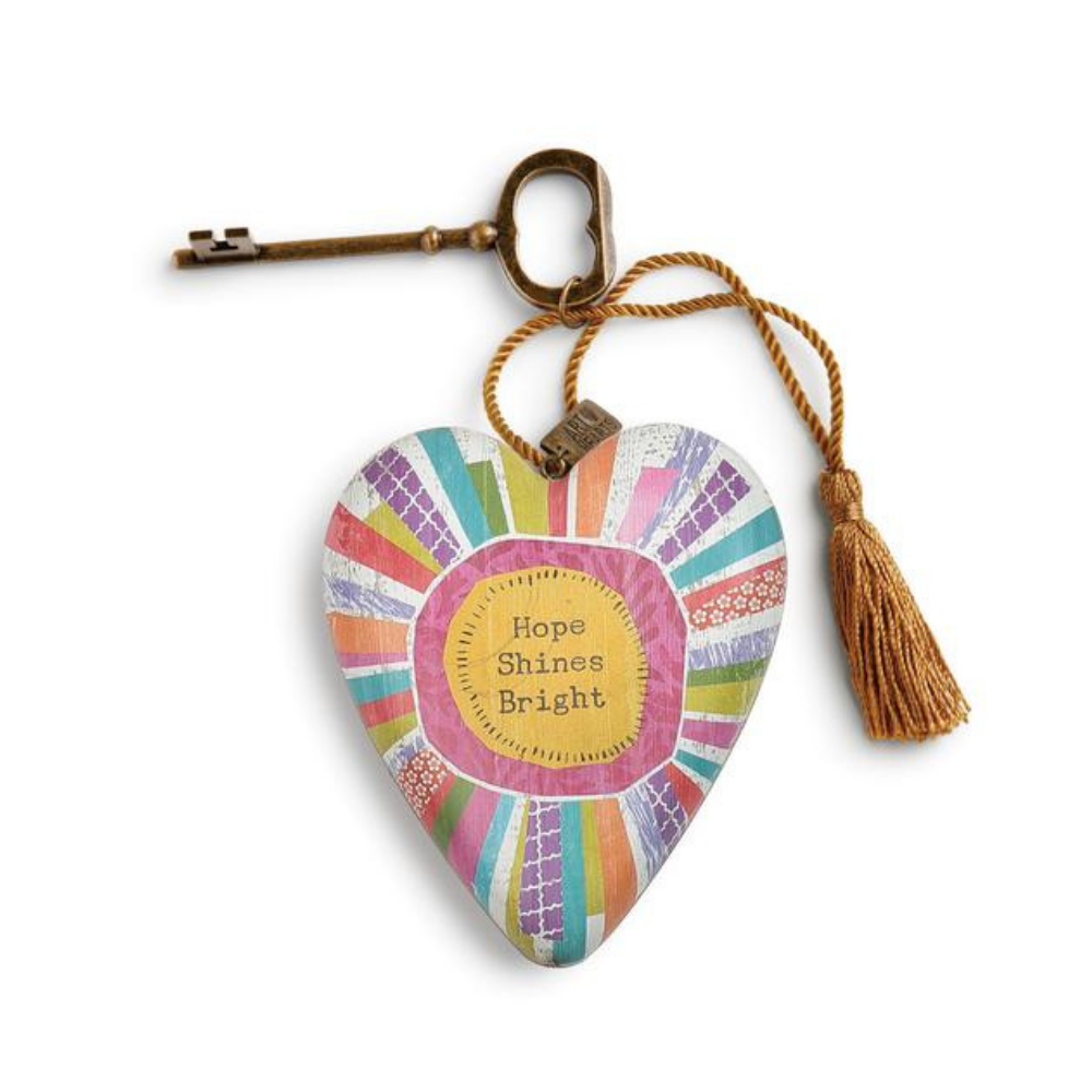 Demdaco Art Heart - Hope Shines Bright