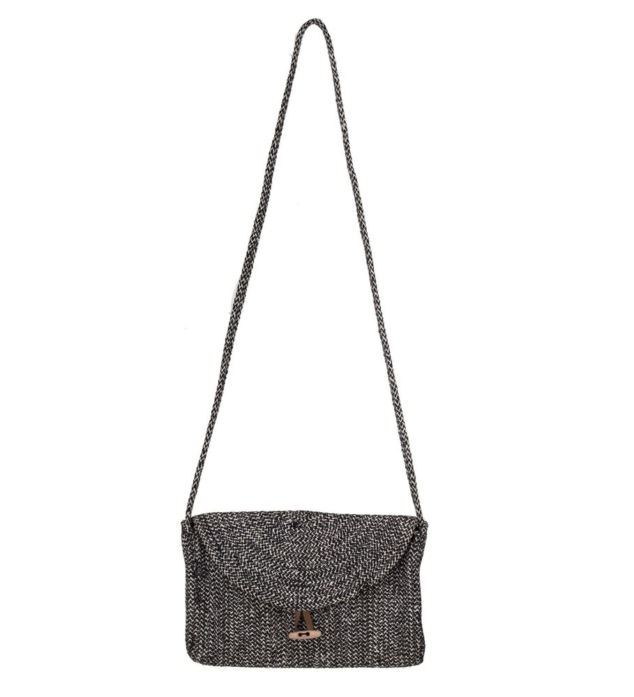 Fable Elena Cross Over Bag - Black & White