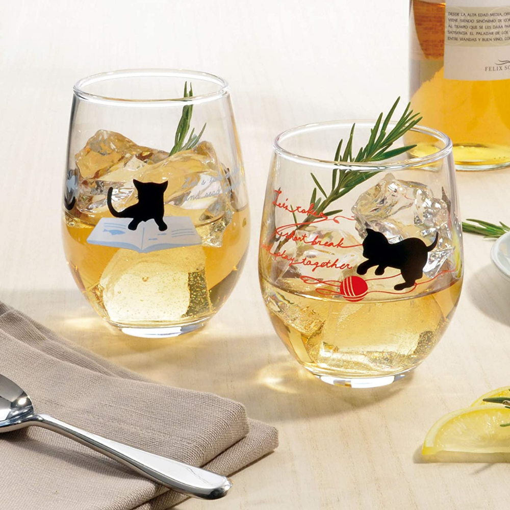 Toyo-Sasaki My Neko Cat Glass Tumbler