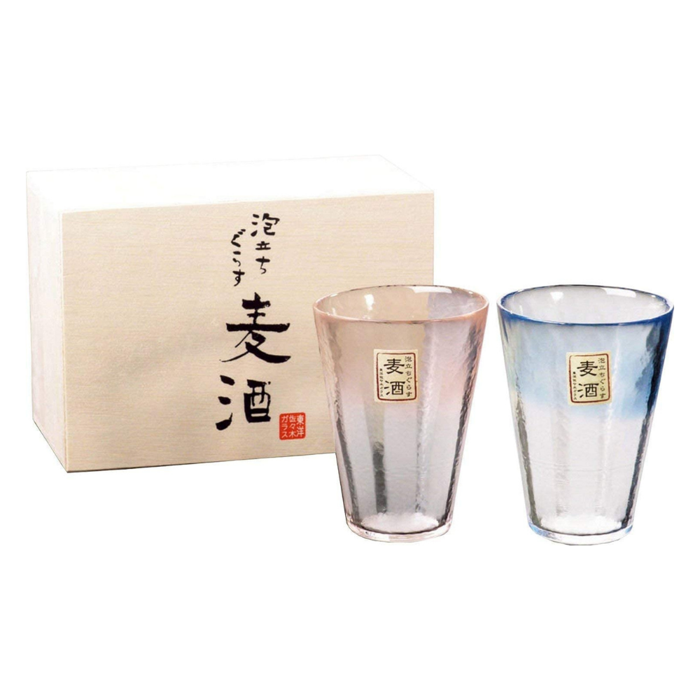 Toyo-Sasaki Foaming Mountain Beer Pint Glass (Set of 2)