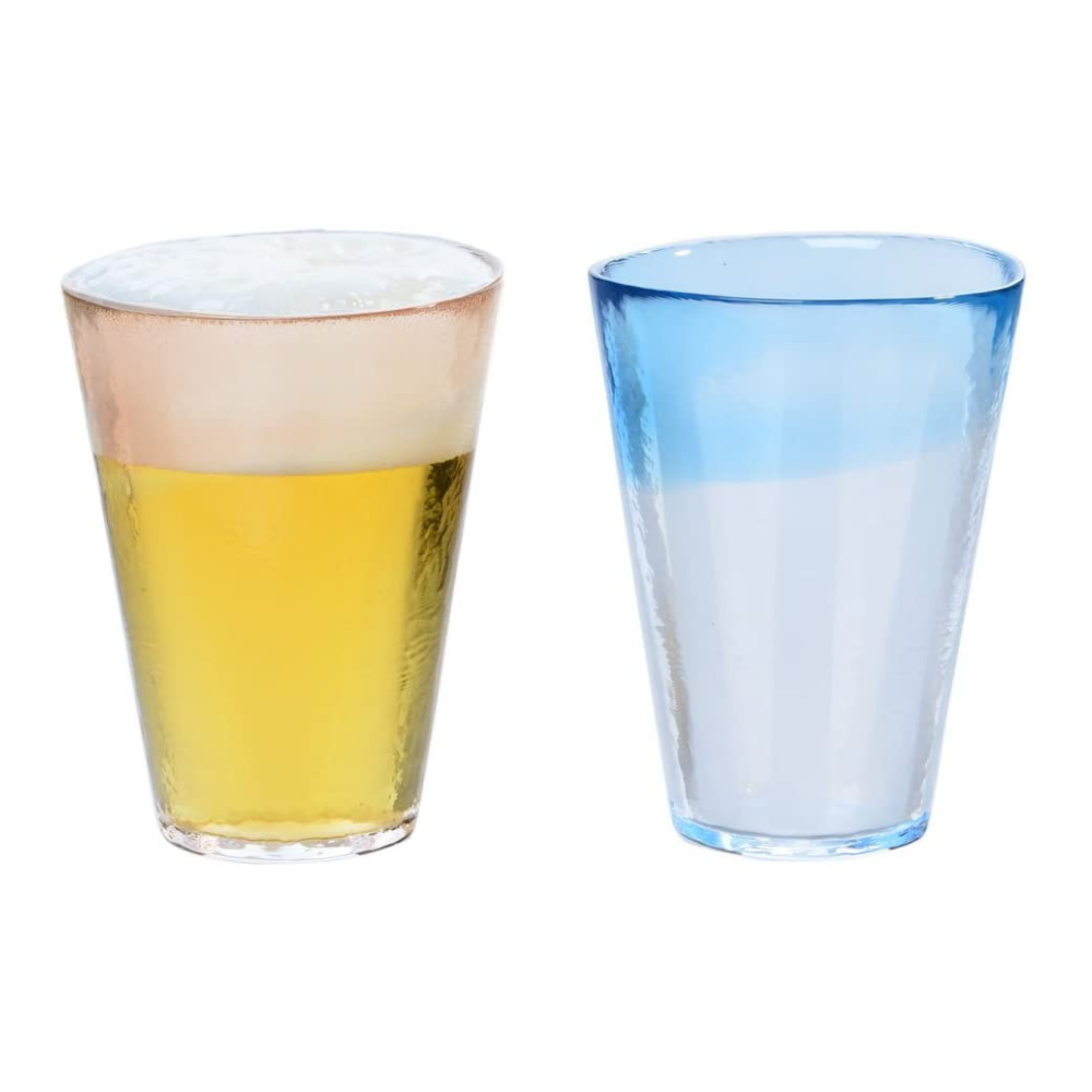 Toyo-Sasaki Foaming Mountain Beer Pint Glass (Set of 2)