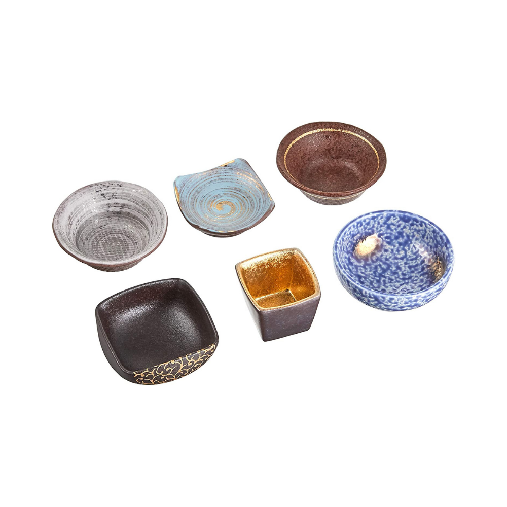 Toetsu Arita Porcelain Condiment Dish 6pc Set