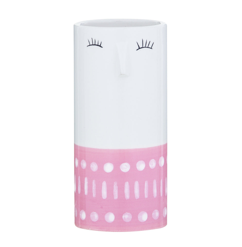 Emporium Coco Face Vase - Pink