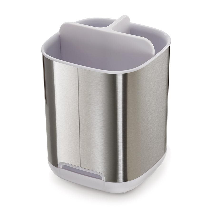 Joseph Joseph EasyStore Small Steel Toothbrush Caddy White