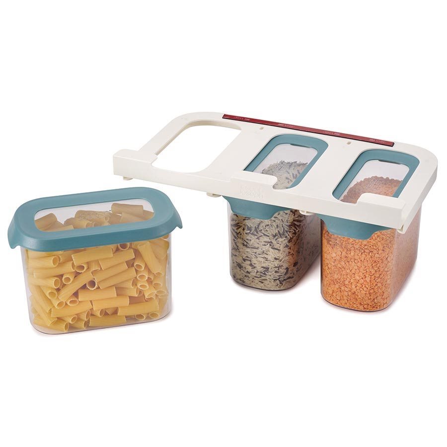 Joseph Joseph Cupboard Store Food Storage 3x1.3L Dark Opal