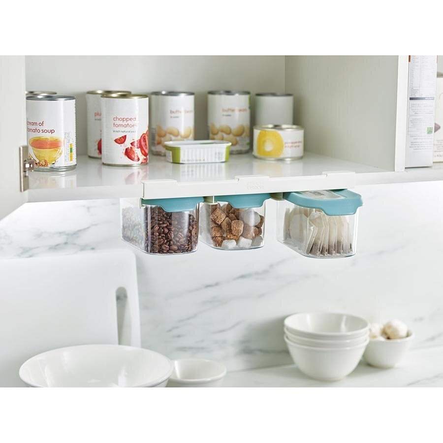 Joseph Joseph Cupboard Store Food Storage 3x900ml Light Opal